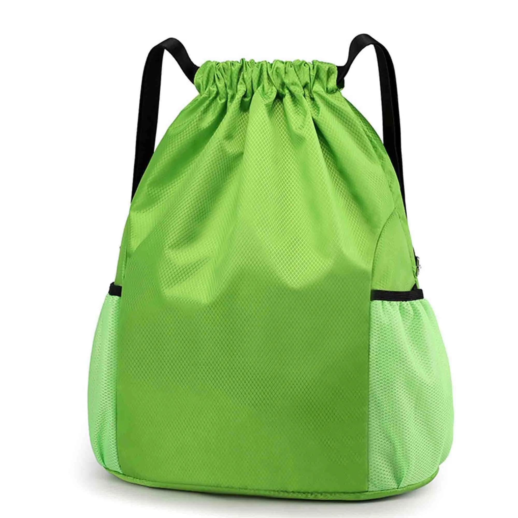 Waterproof Mesh Pocket Drawstring Backpack 3