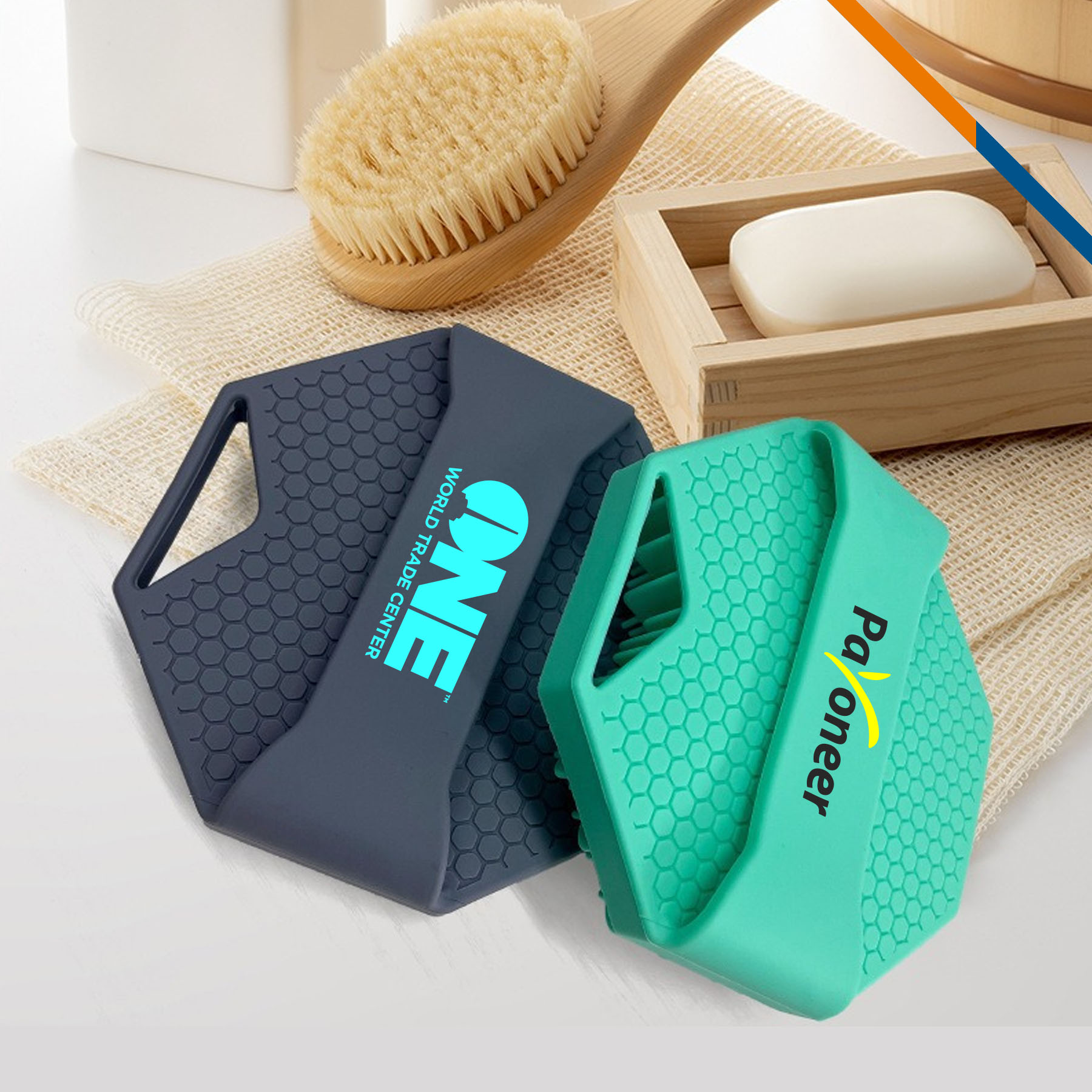 Rinzi Silicone Shower Brush 10