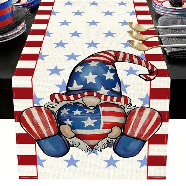 Patriotic Stars & Stripes Table Runner - Americana 11