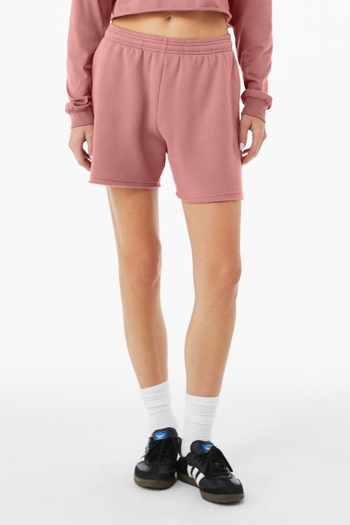 BELLA+CANVAS Women's Cutoff Sweatshort BC3787 12