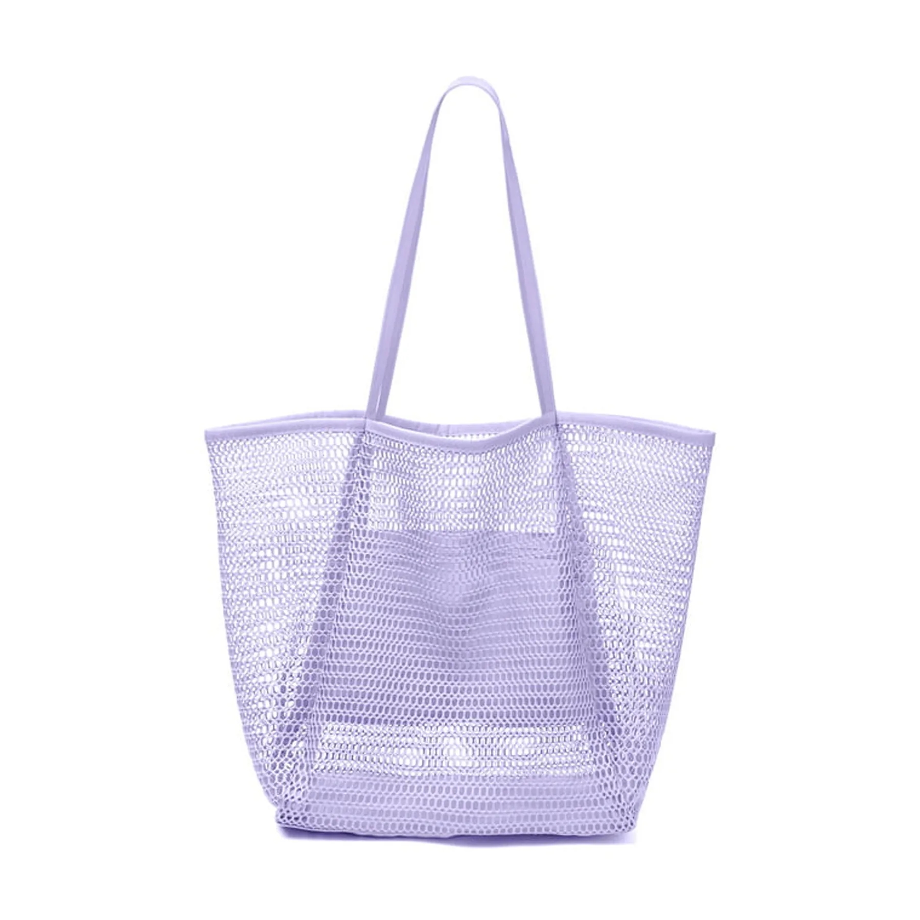 Large Mesh Beach Bag, custom tote bag with logo imprint 2