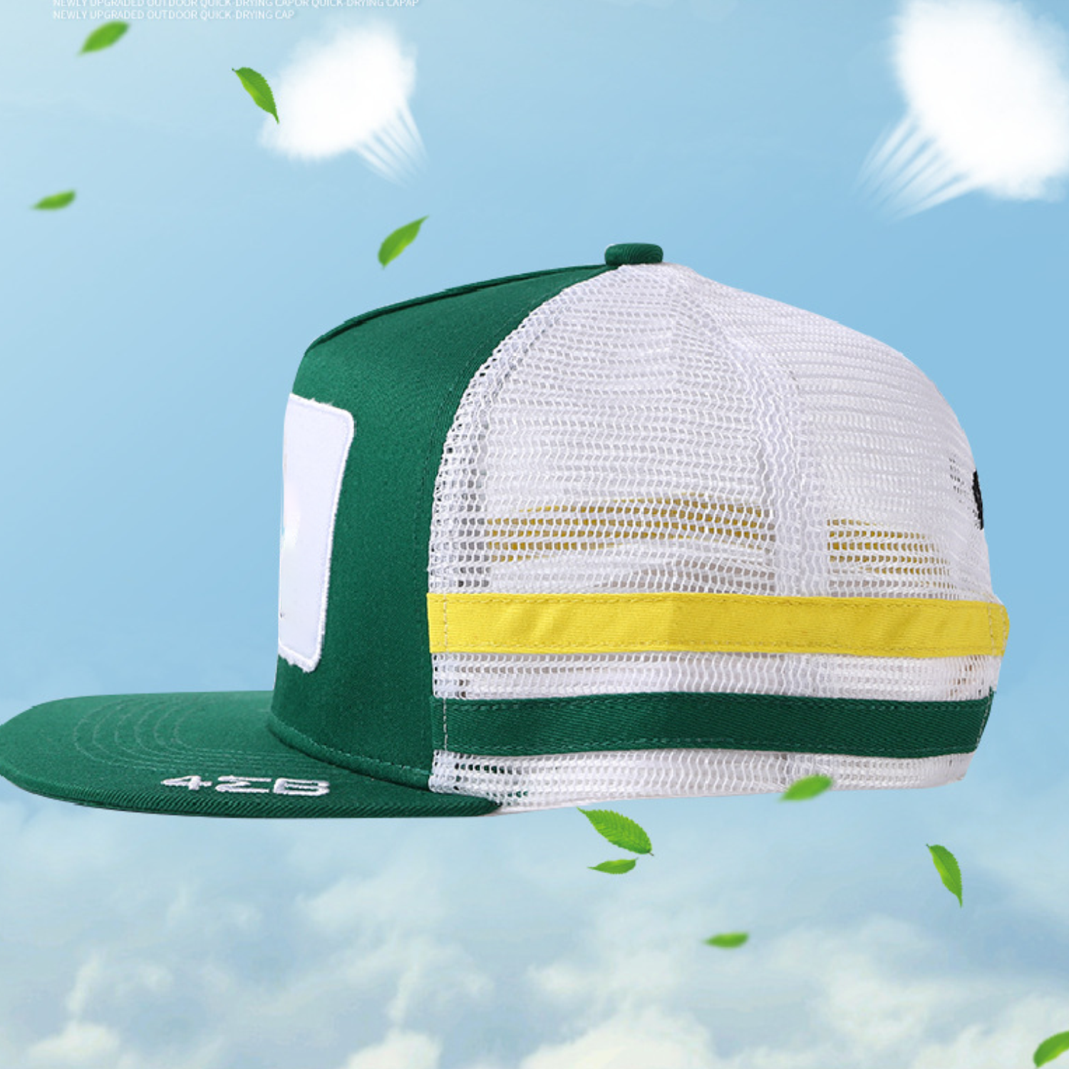Cotton Embroidered Mesh Breathable Baseball Cap 4