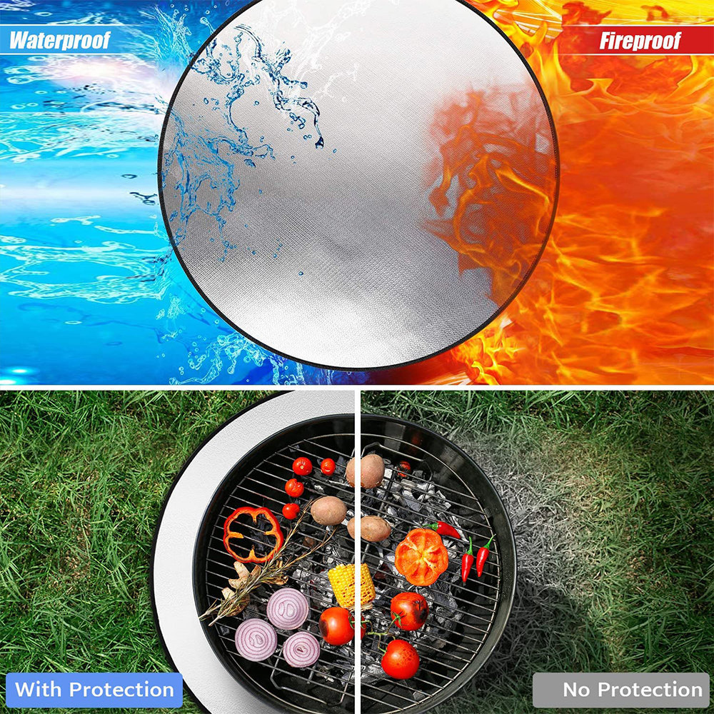 Aluminum Foil Fire Resistant High Temperature BBQ Ma 2