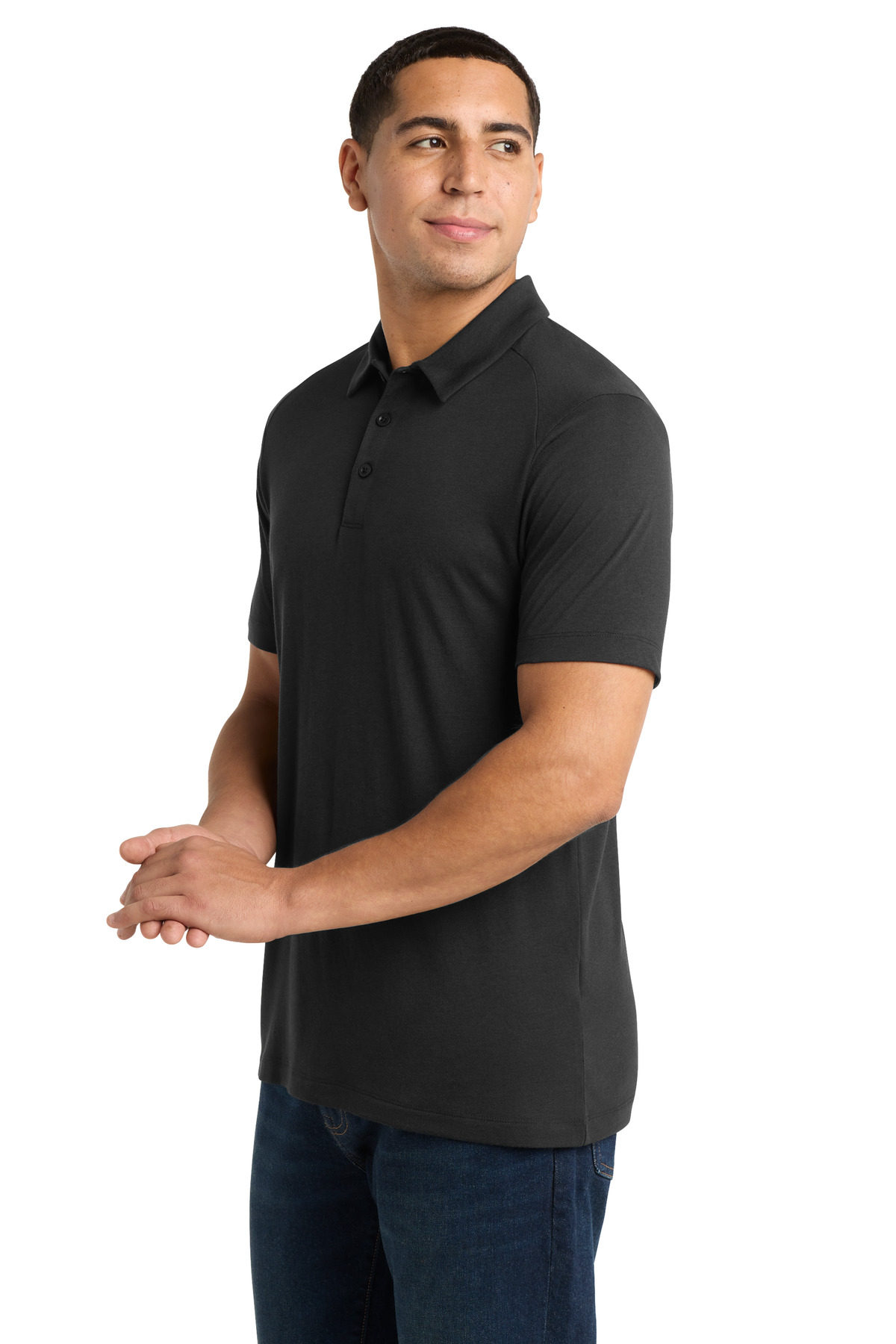 Sport-Tek PosiCharge Tri-Blend Wicking Polo. ST405 10
