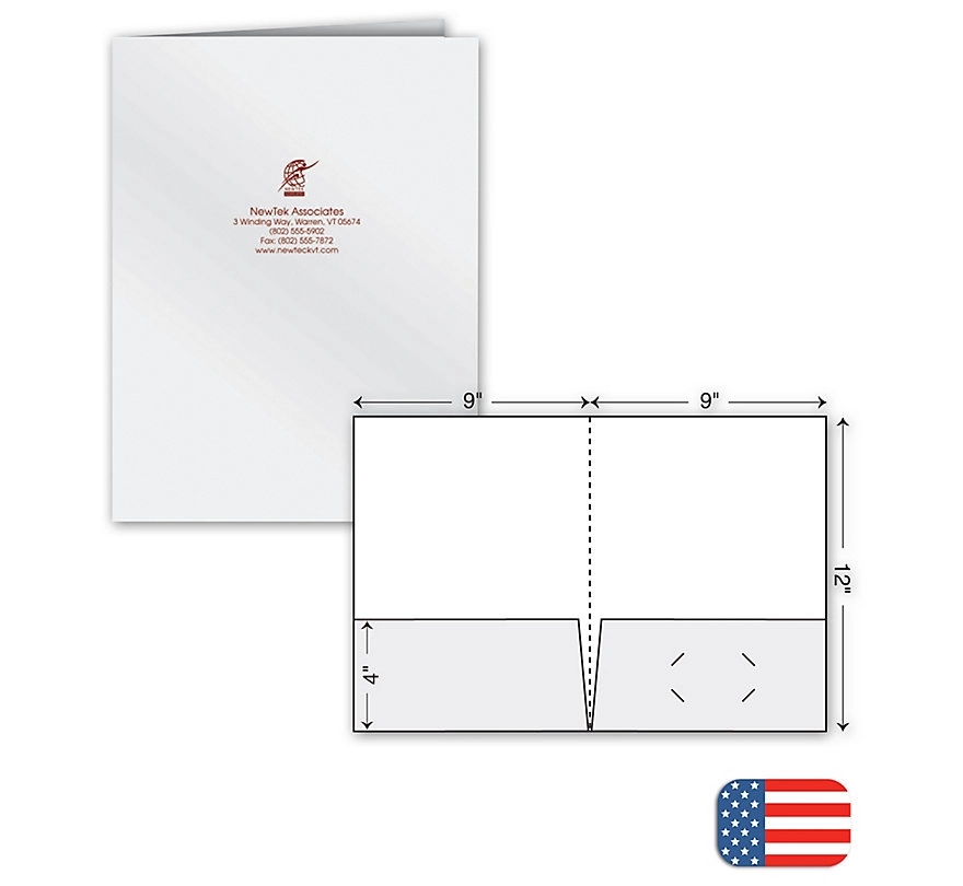 Standard Presentation Folder - Ink Imprint 3