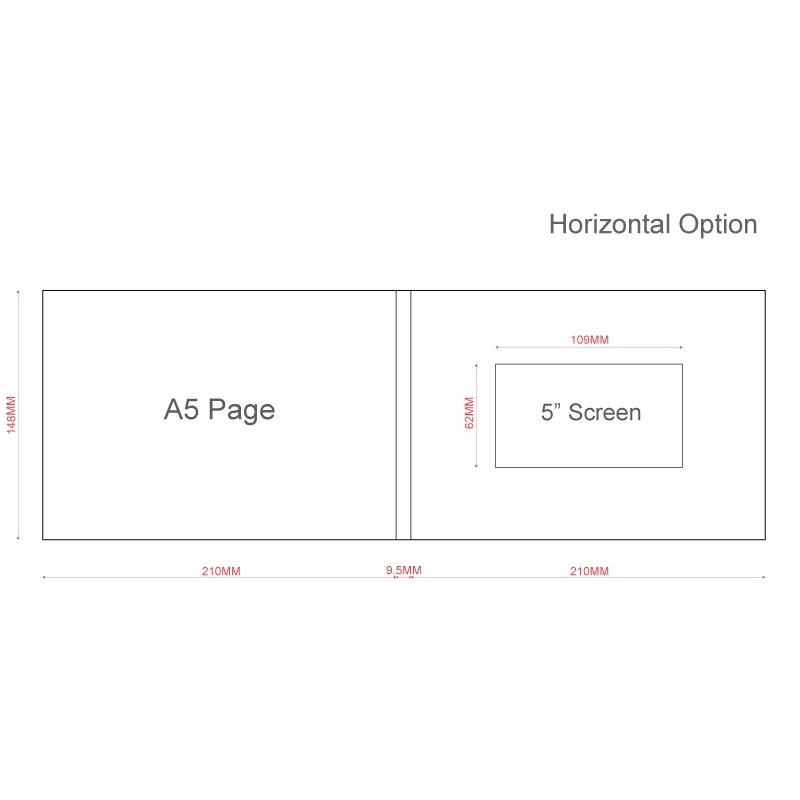 A5 Brochure w/ 5" Screen (A5 = 8.3" x 5.8") 5