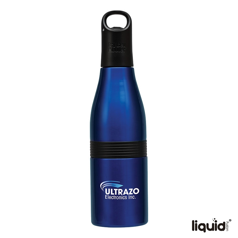 Liquid Fusion® Icy Bev Kooler® 22 oz. 3-In-1 Double Wall Stainless Steel Bottle 49