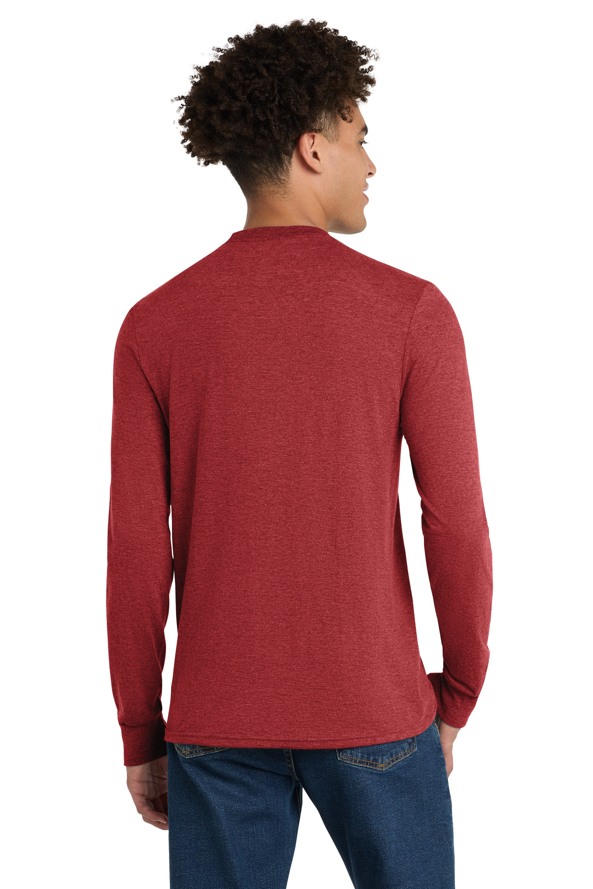 District Perfect Tri Long Sleeve Tee . DM132 8