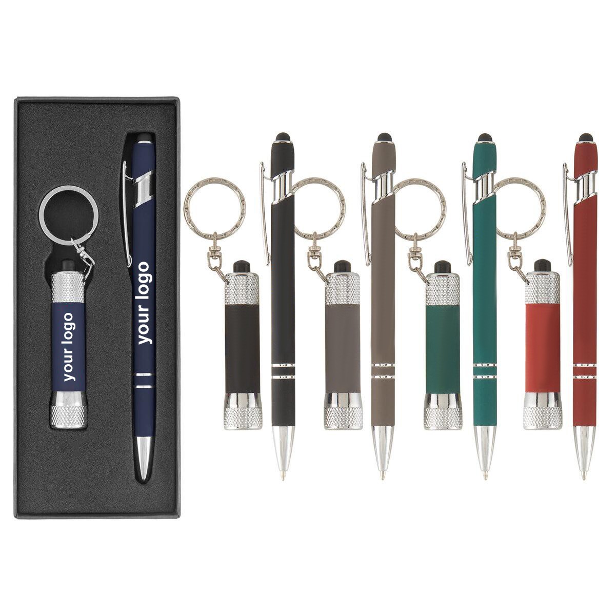 Ellipse Softy ballpoint pen and Chroma Softy LED flashlight 1