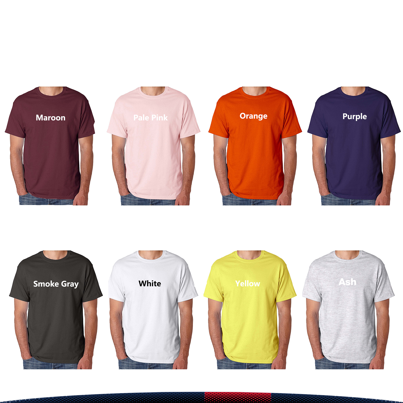 Hanes® 5.2 oz. 100% Cotton Men's Tees 6