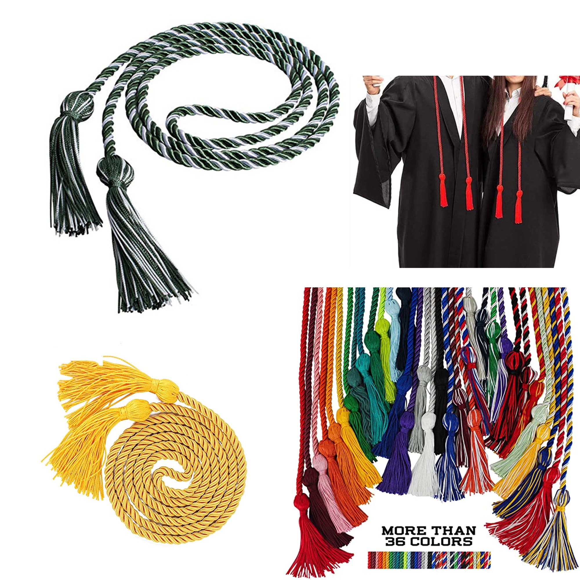 Graduation Honor Cord with Tassel MOQ 50PCS