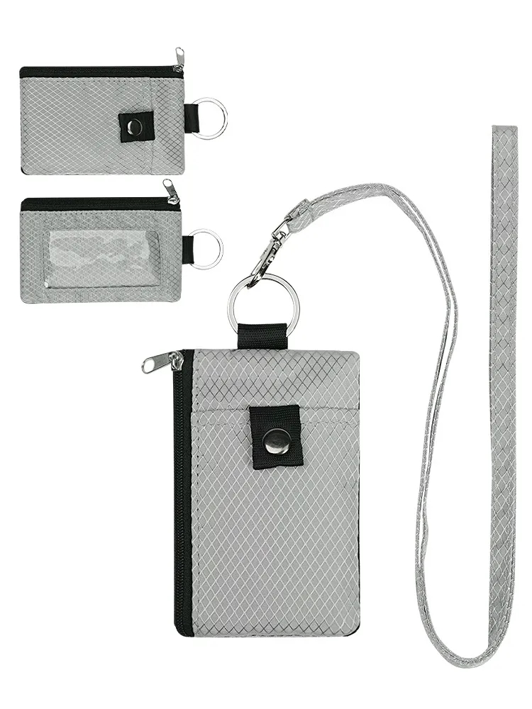 Keychain card case for neck hanging 7