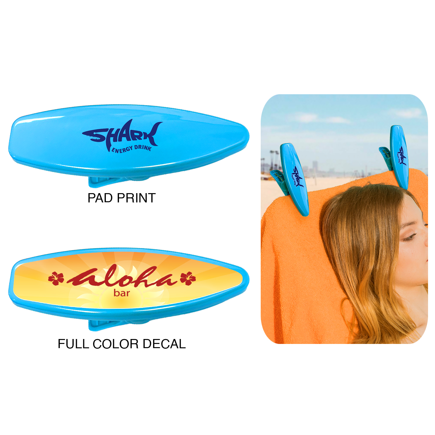 Surfboard Towel Clip 1