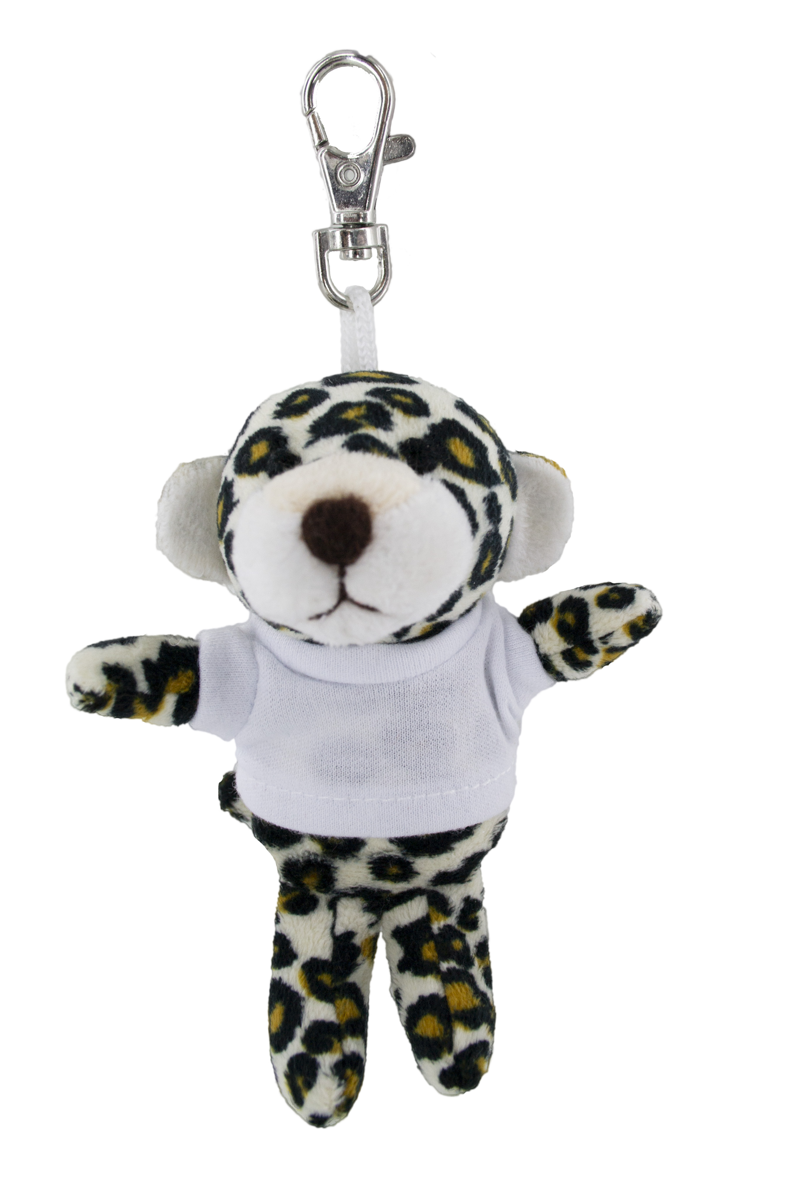 Soft Plush Leopard Keychain With Tee 15