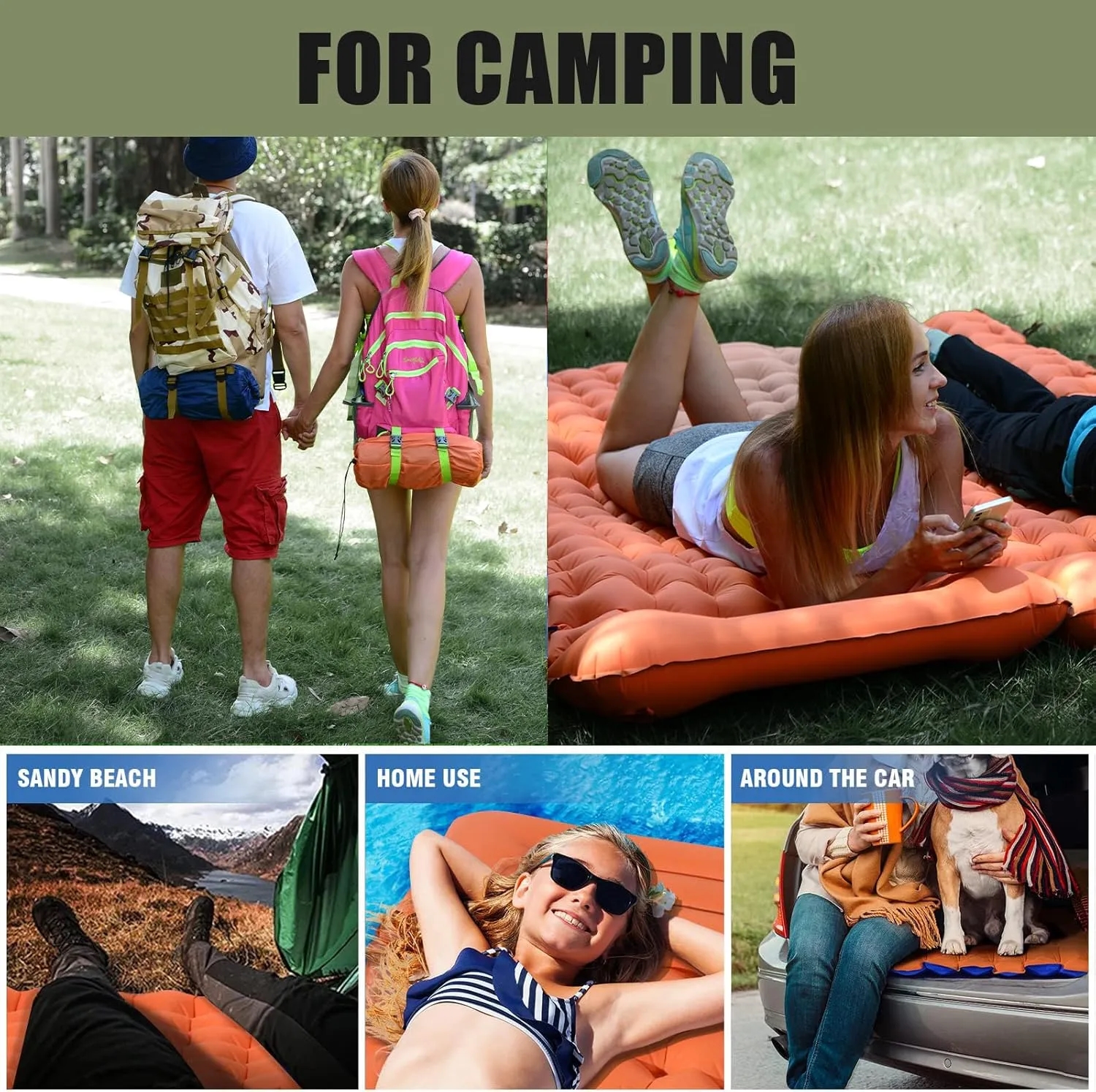 Camping Sleeping Pad Inflatable 6