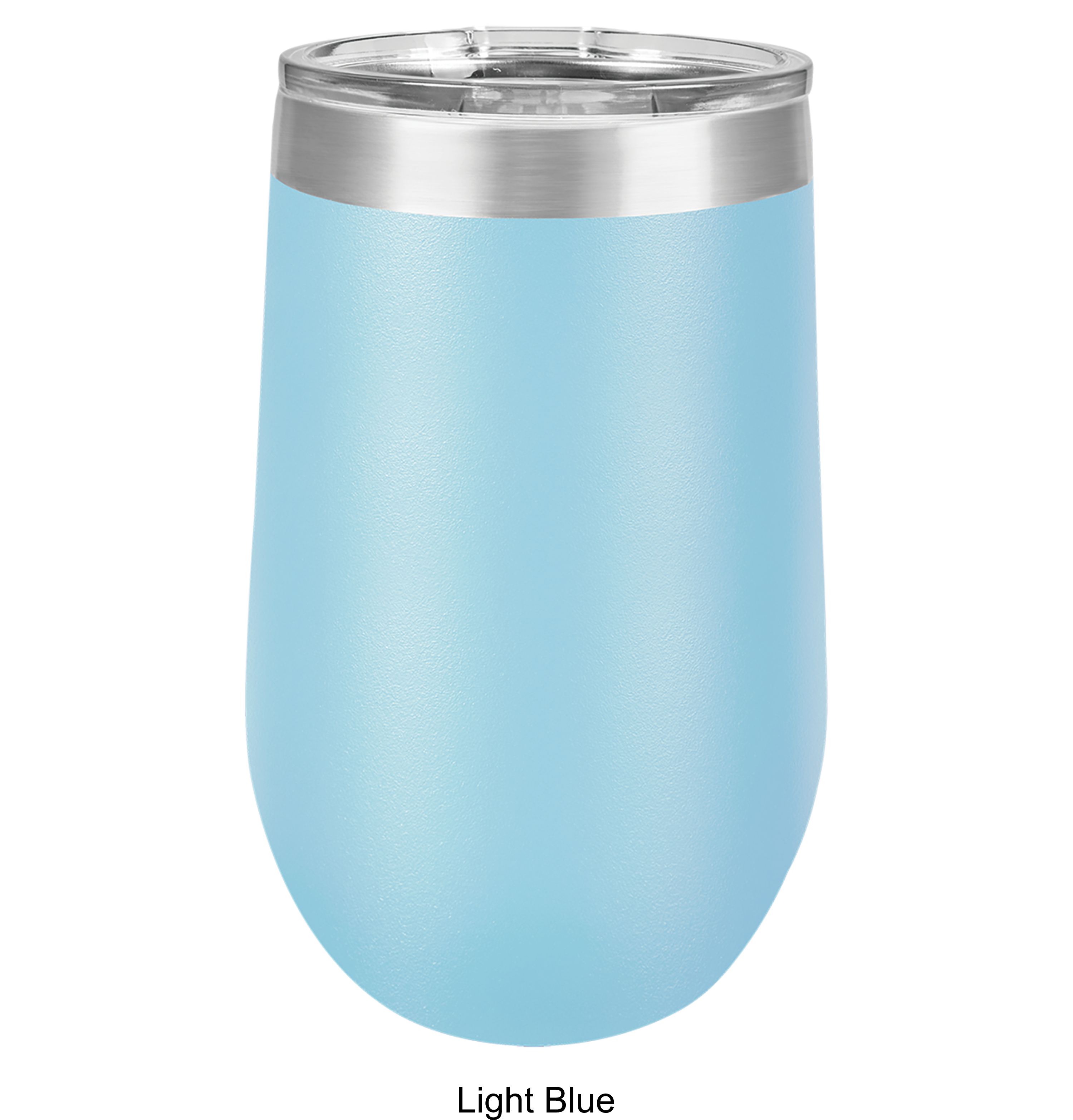 16 Oz. Polar Camel Stemless Wine Glass w/Lid Stainless Steel 2