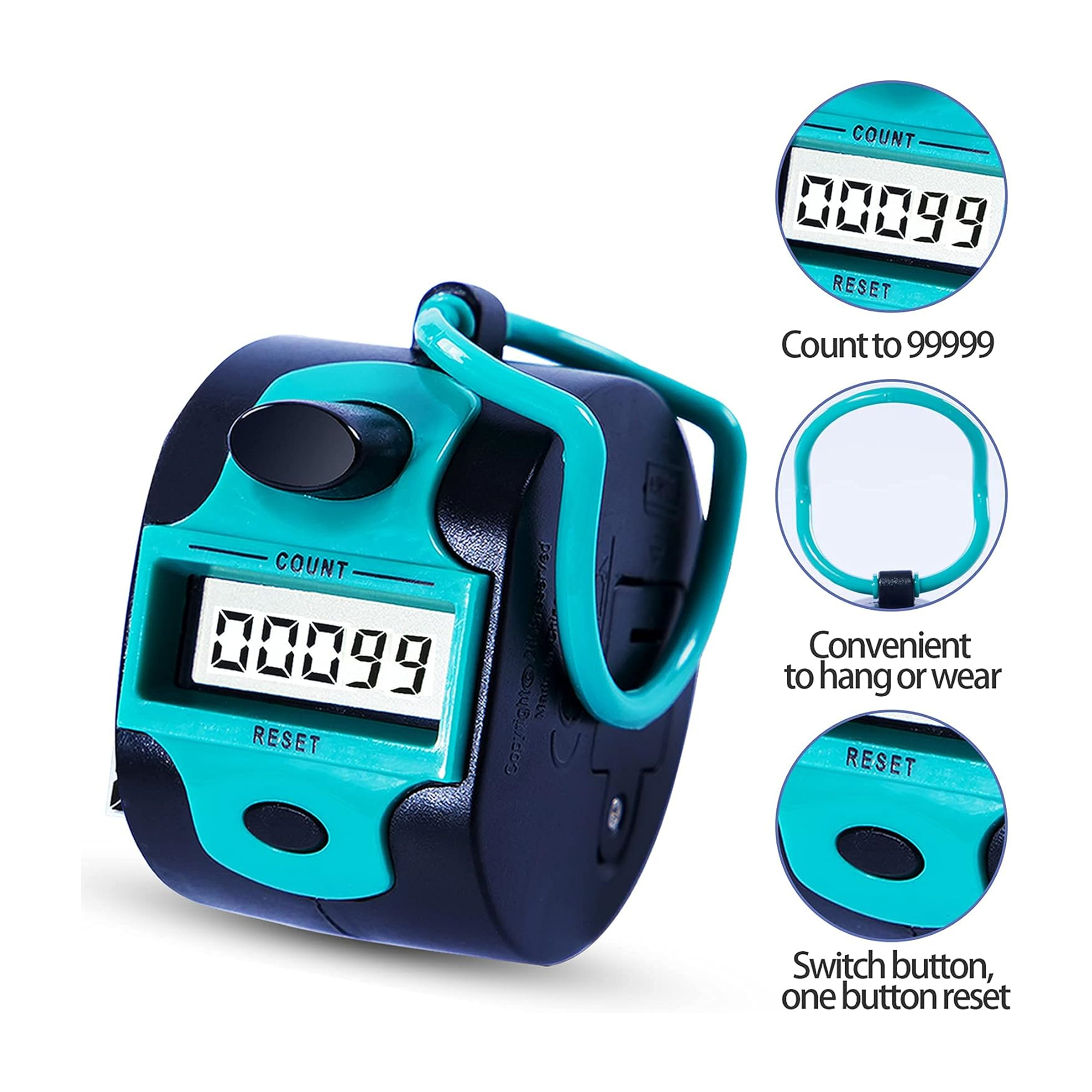 5-Digit Mechanical Palm Handheld Counter 4