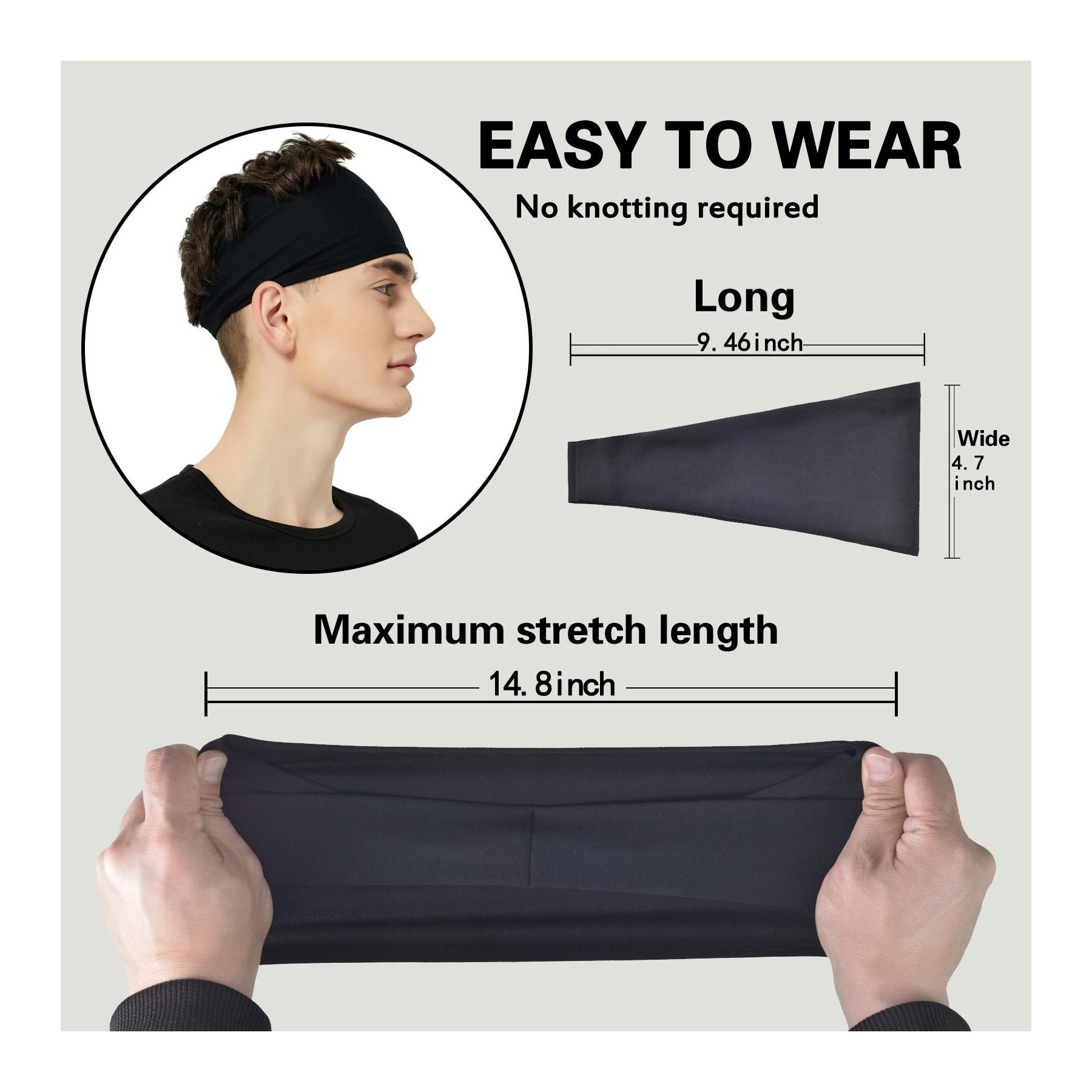 Sweatband Sports Headband 4