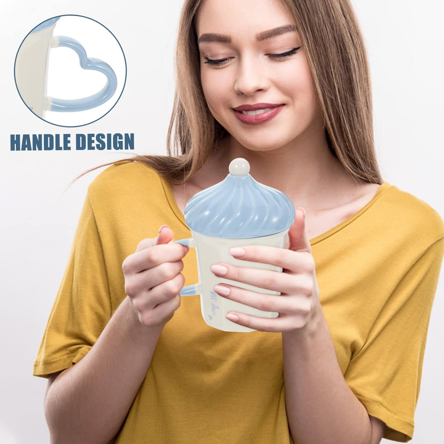 Re-Usable Ceramics Ice Cream Mug 4