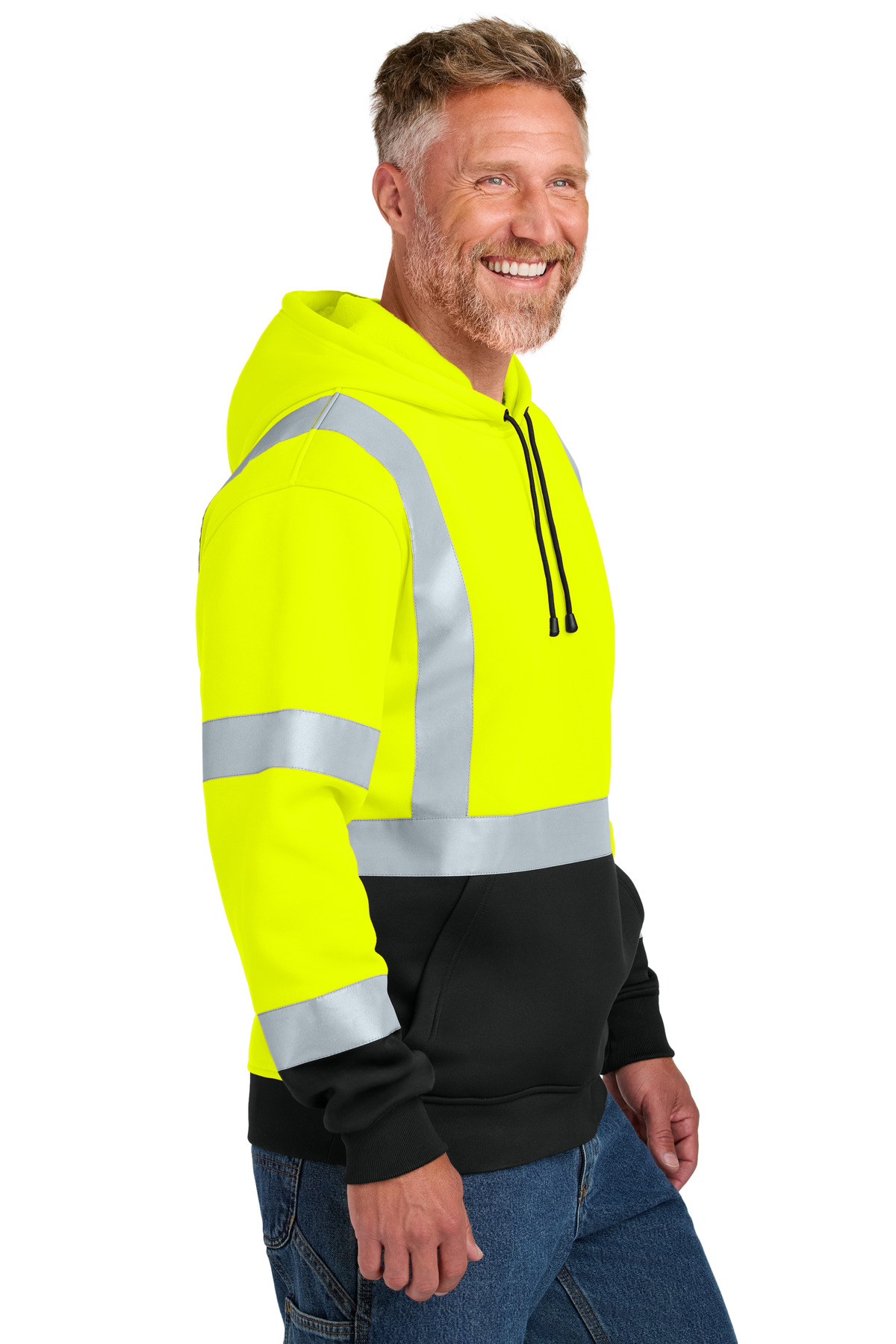 CornerStone ANSI 107 Class 3 Heavy-Duty Fleece Pullover Hoodie CSF301 7