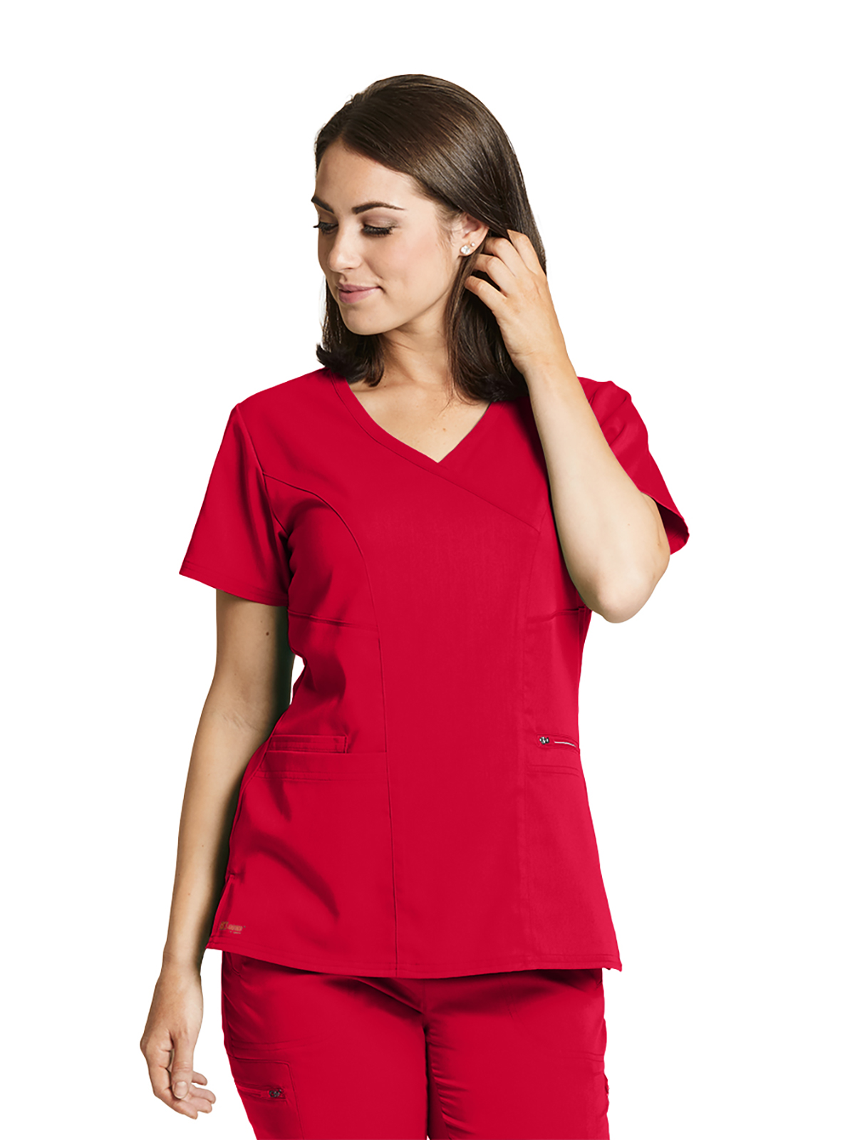 Grey's Anatomy Spandex Stretch - Women's Three-Pocket V-Neck Kim Scrub Top 32