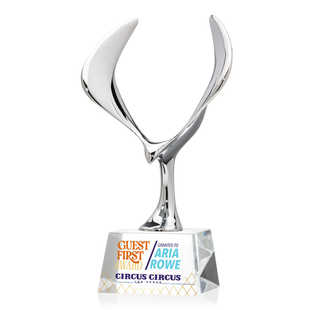 Maverick Eagle VividPrint™ Award on Robson Base - Clear 5