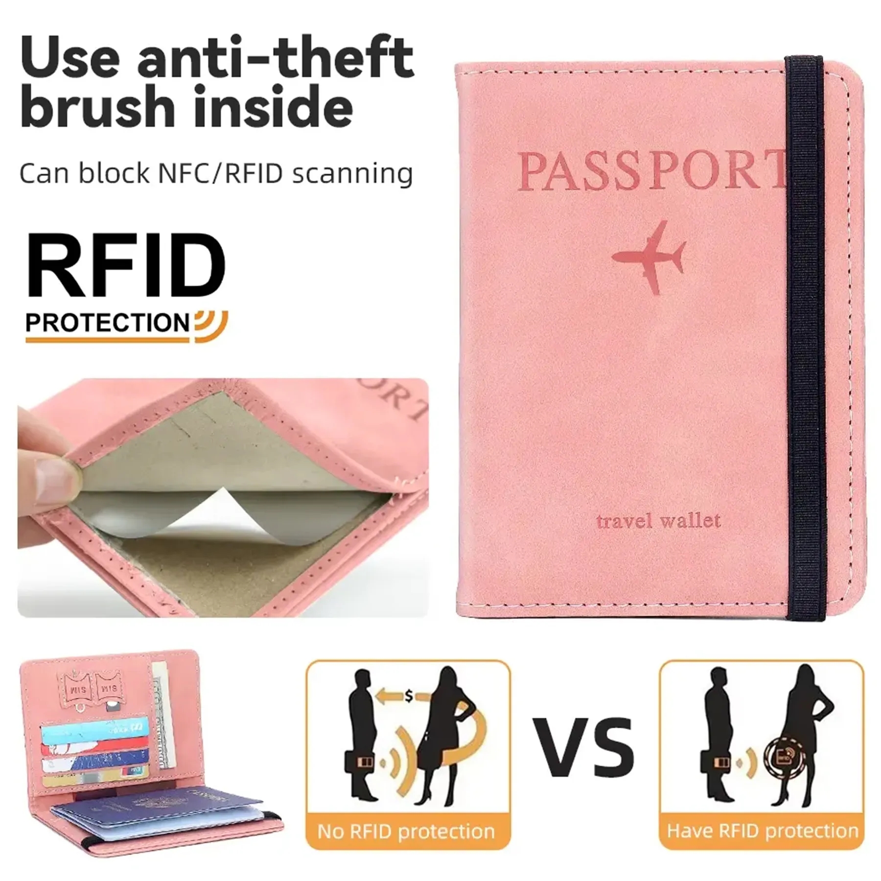 PU Leather Passport Holder Set 7