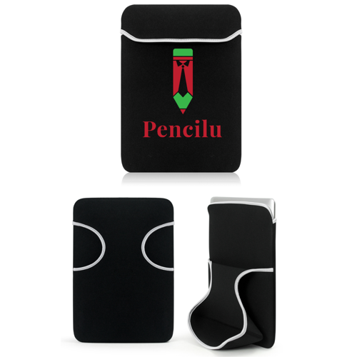 Laptop Sleeve with Fold-Over Closure - Neoprene 9