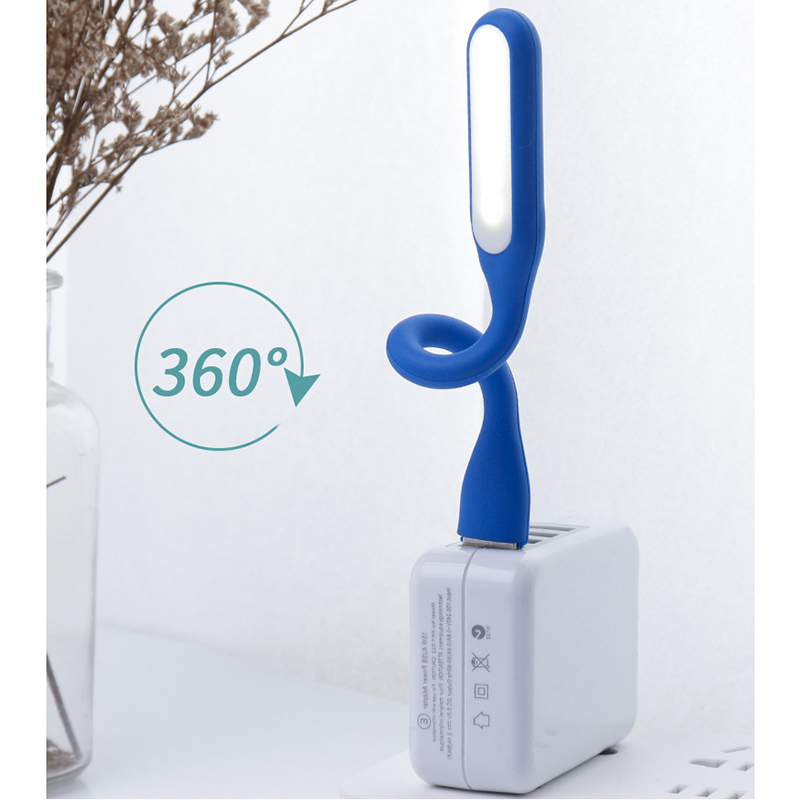 Portable USB LED Night Light Lamp w/Flexible Arm 14