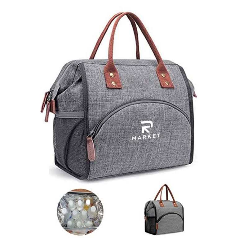 Reusable Freezable Tote Insulated Lunch Bag 2