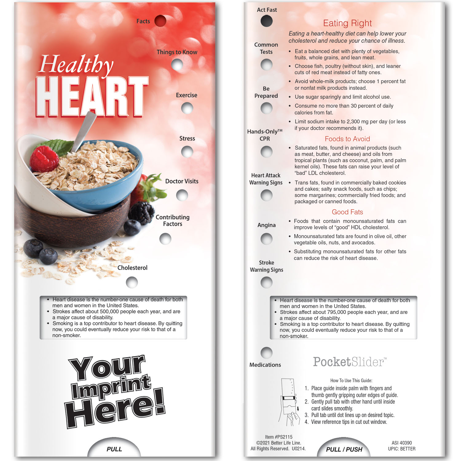 Pocket Slider - Healthy Heart — view 1 of 4