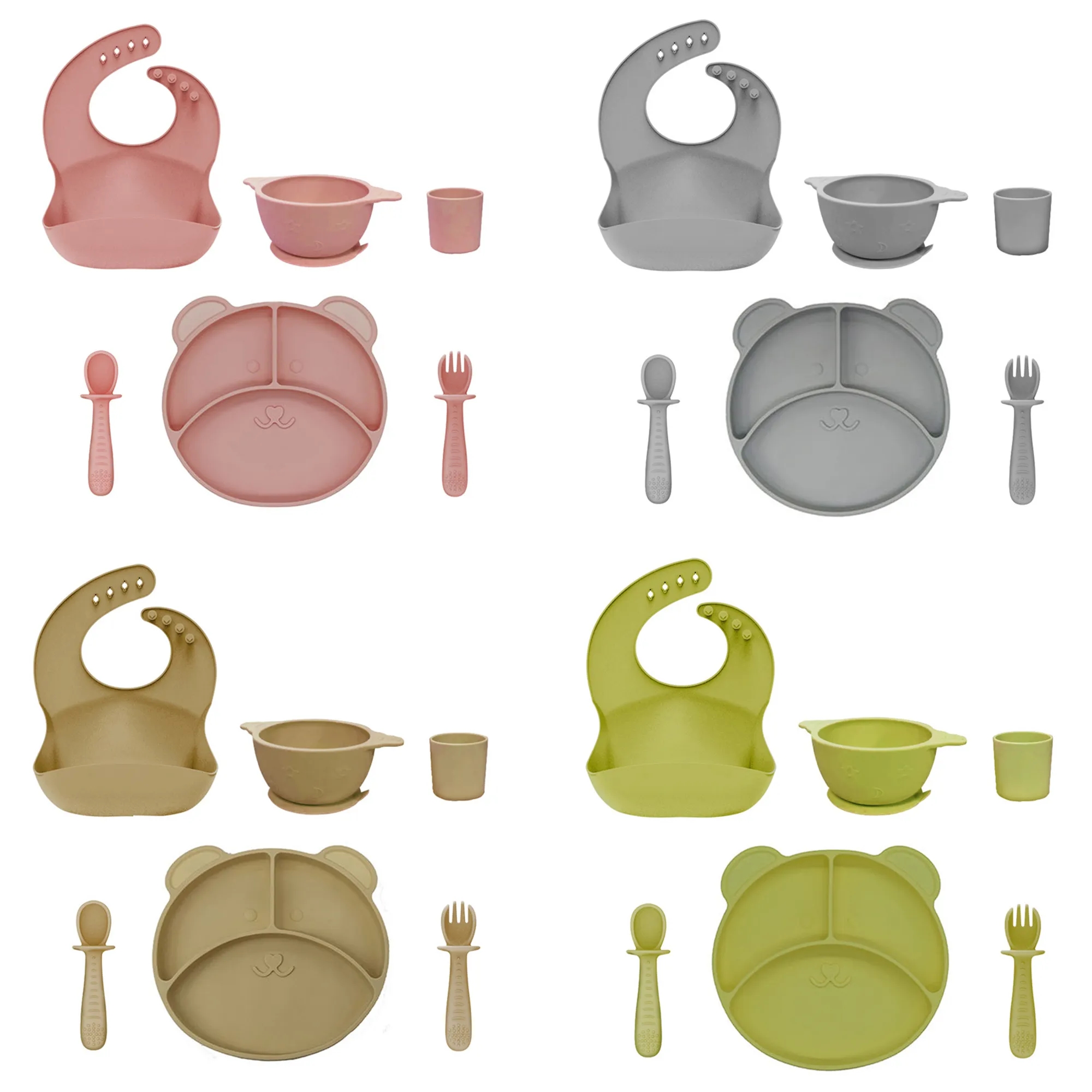 Silicone Baby Feeding Set 3