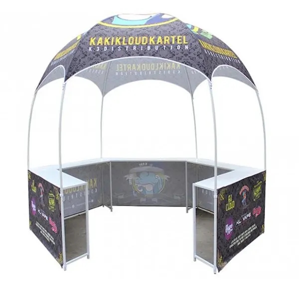 Round Steel Dome Hexagon Tent 3