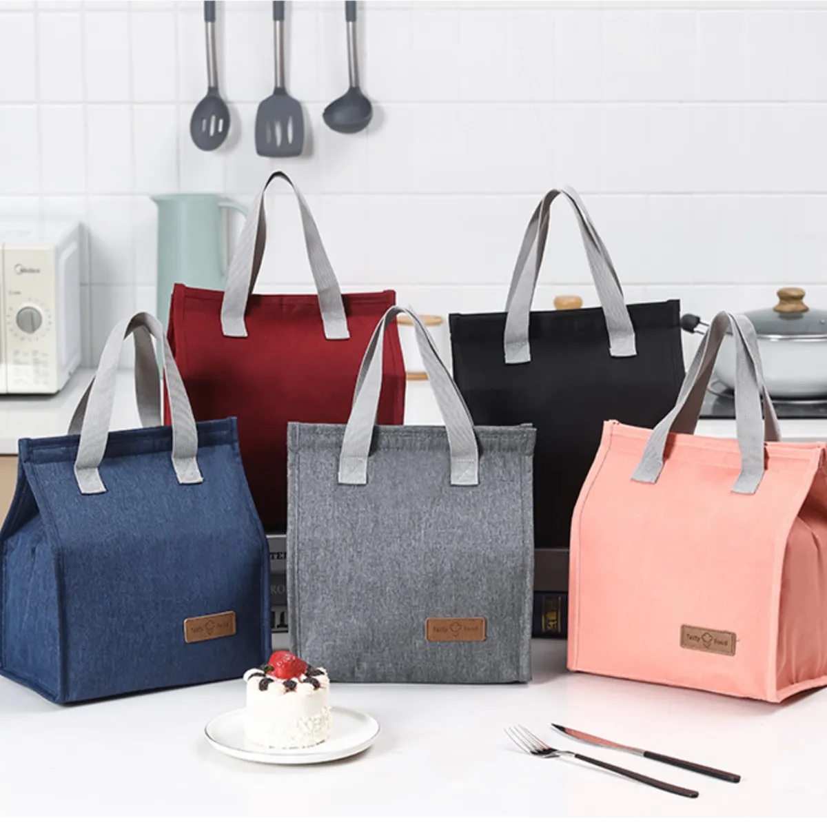 Lunch Cooler Bento Bag Food Insulated Picnic Tote Waterproof 9