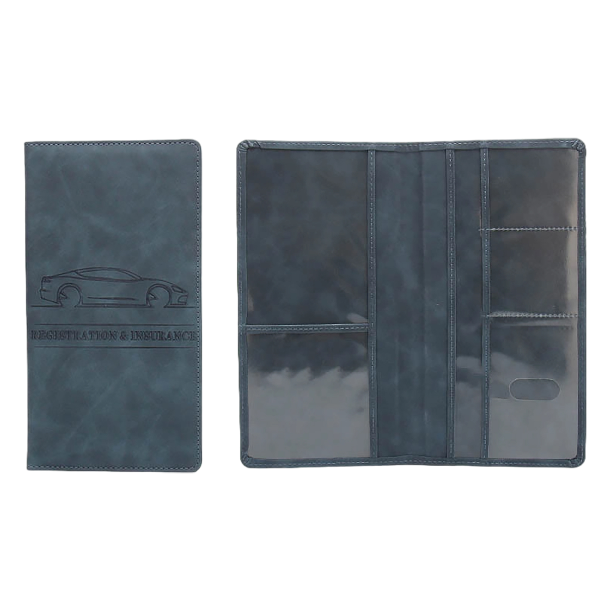 PU Leather Car Insurance Card Organizer Wallet 7