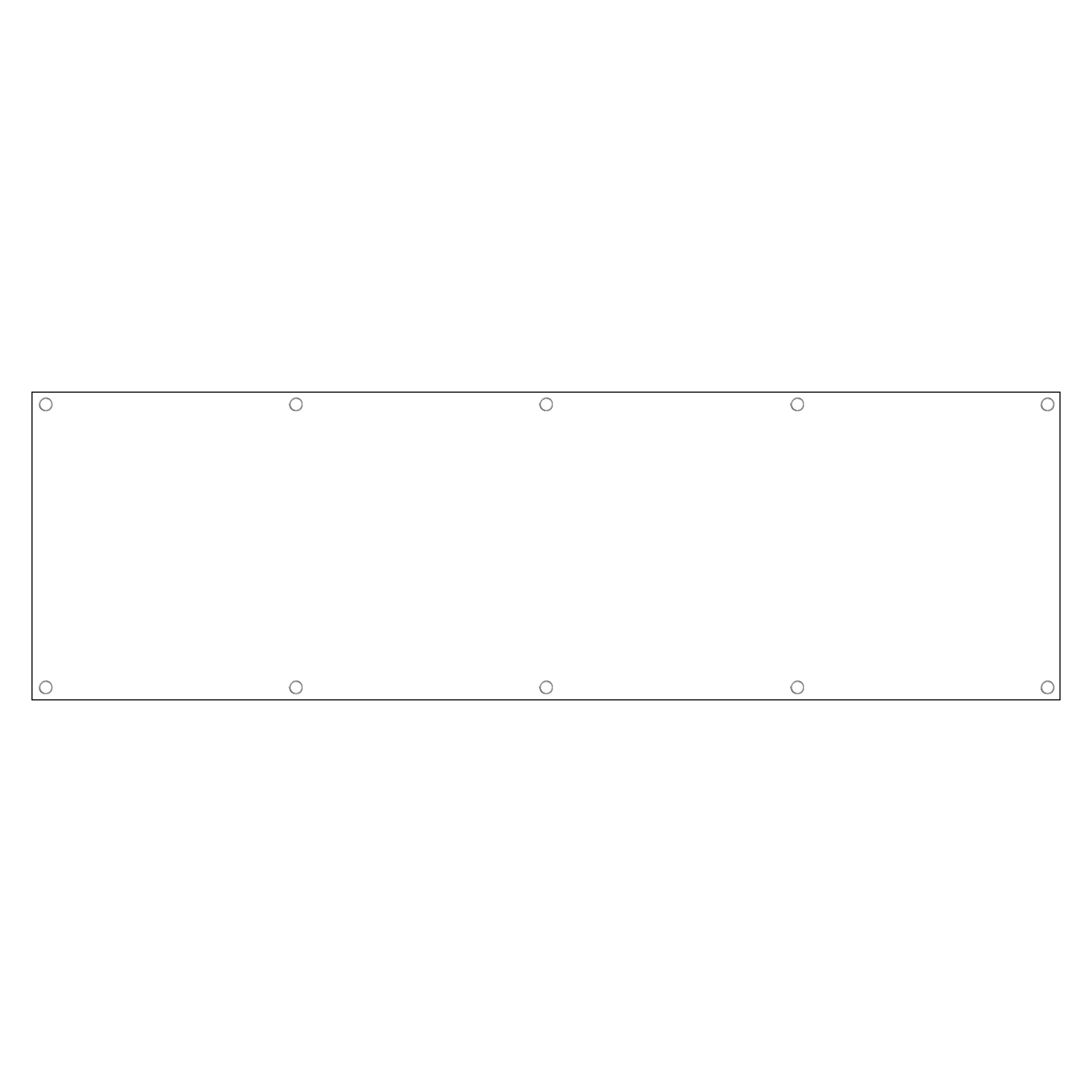 Customized Outdoor Banner Sign - 40" X 12" 7