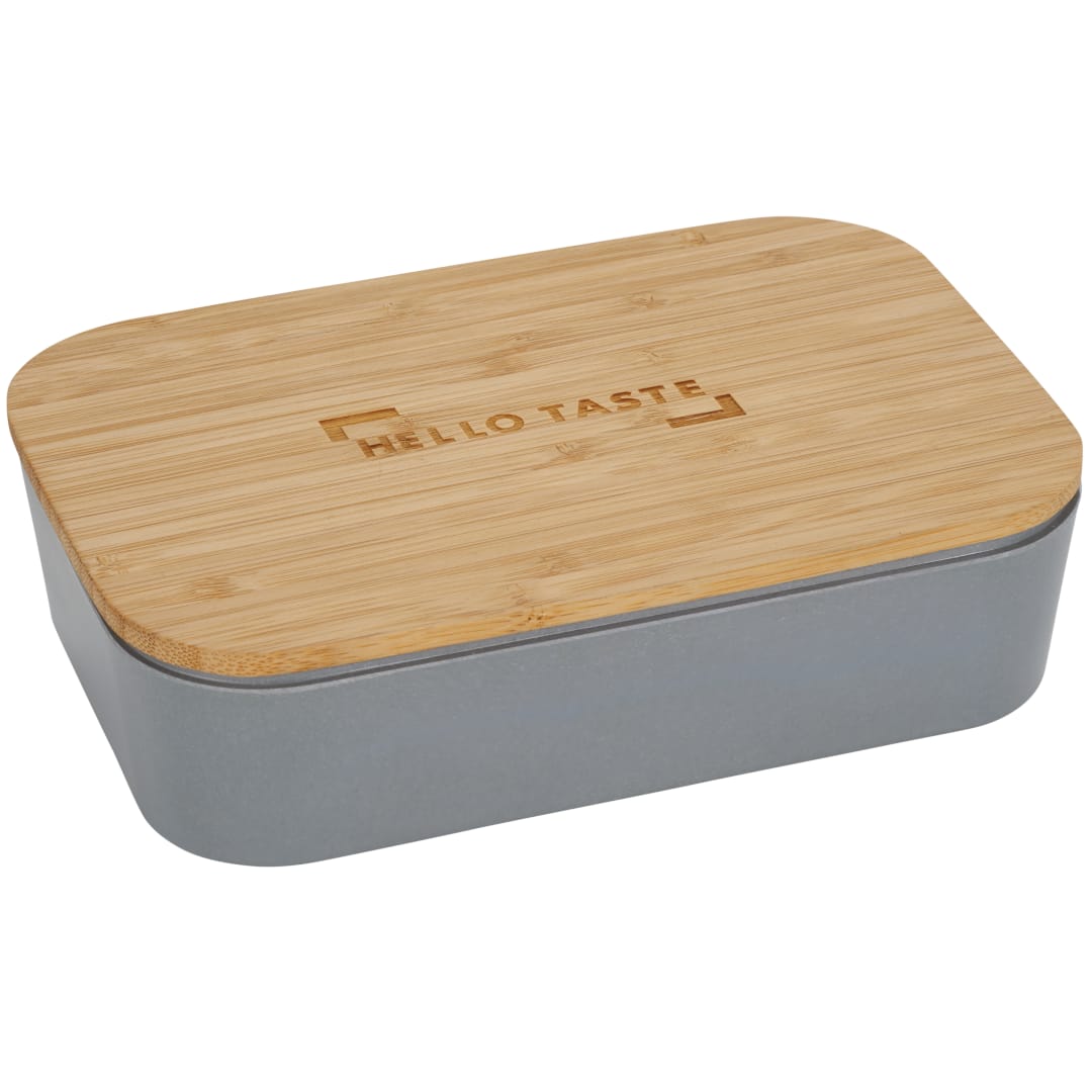 Bamboo Fiber Lunch Box with Cutting Board Lid 160