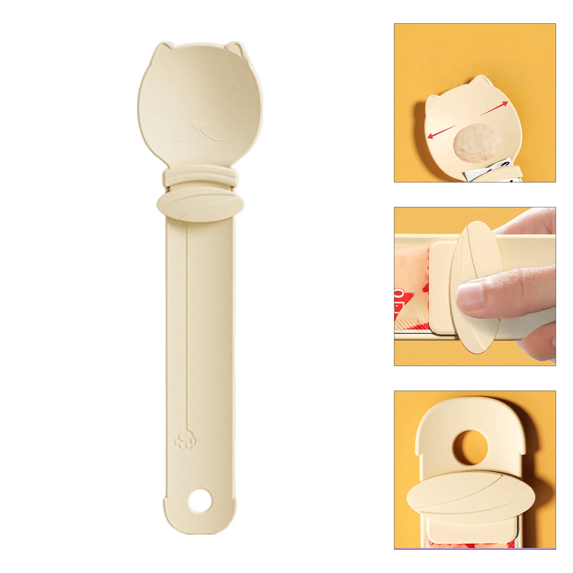 PP Pet Squeeze Feeder Tool, Cat Treat Spoon Dispenser 3