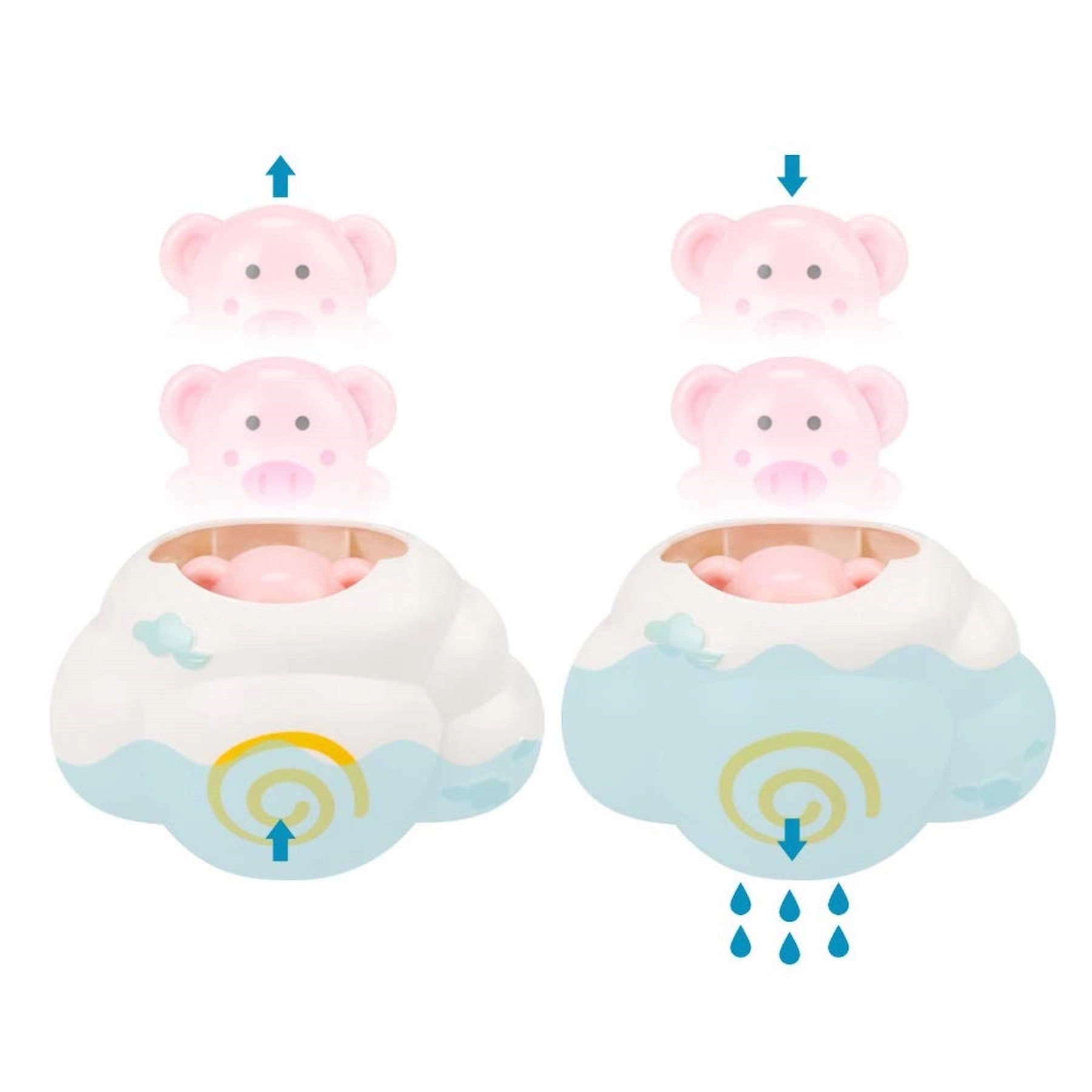Cloud Shape Bathing Play Toy 5