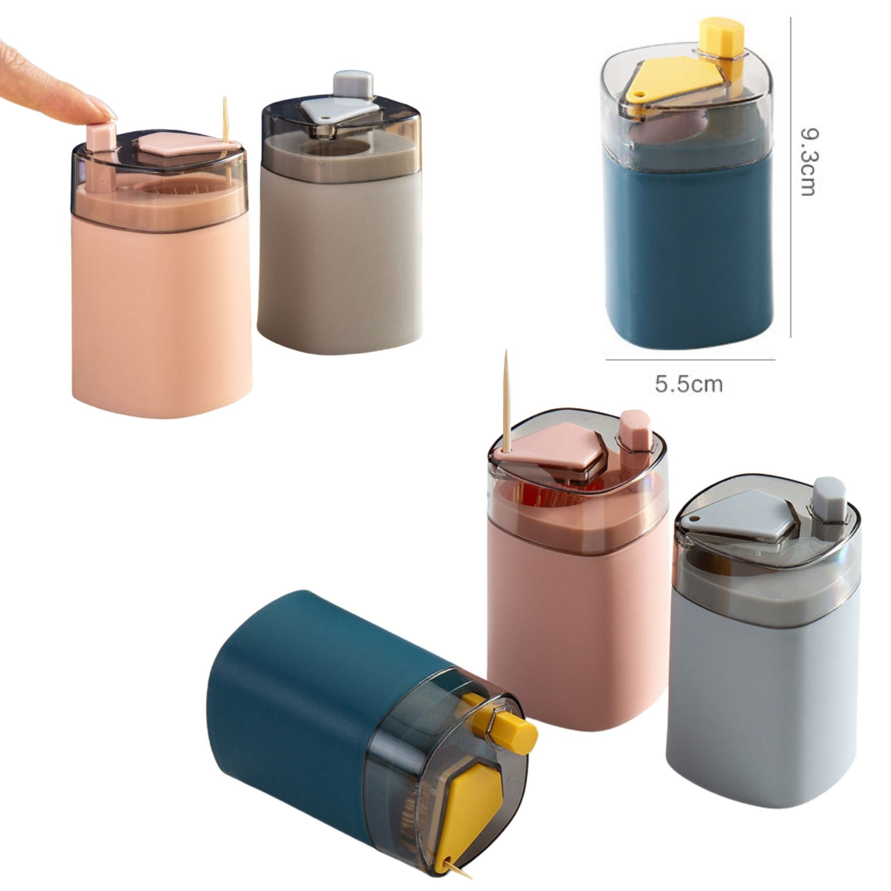 Press Type Toothpick Holder / Automatic Toothpick Dispenser 1