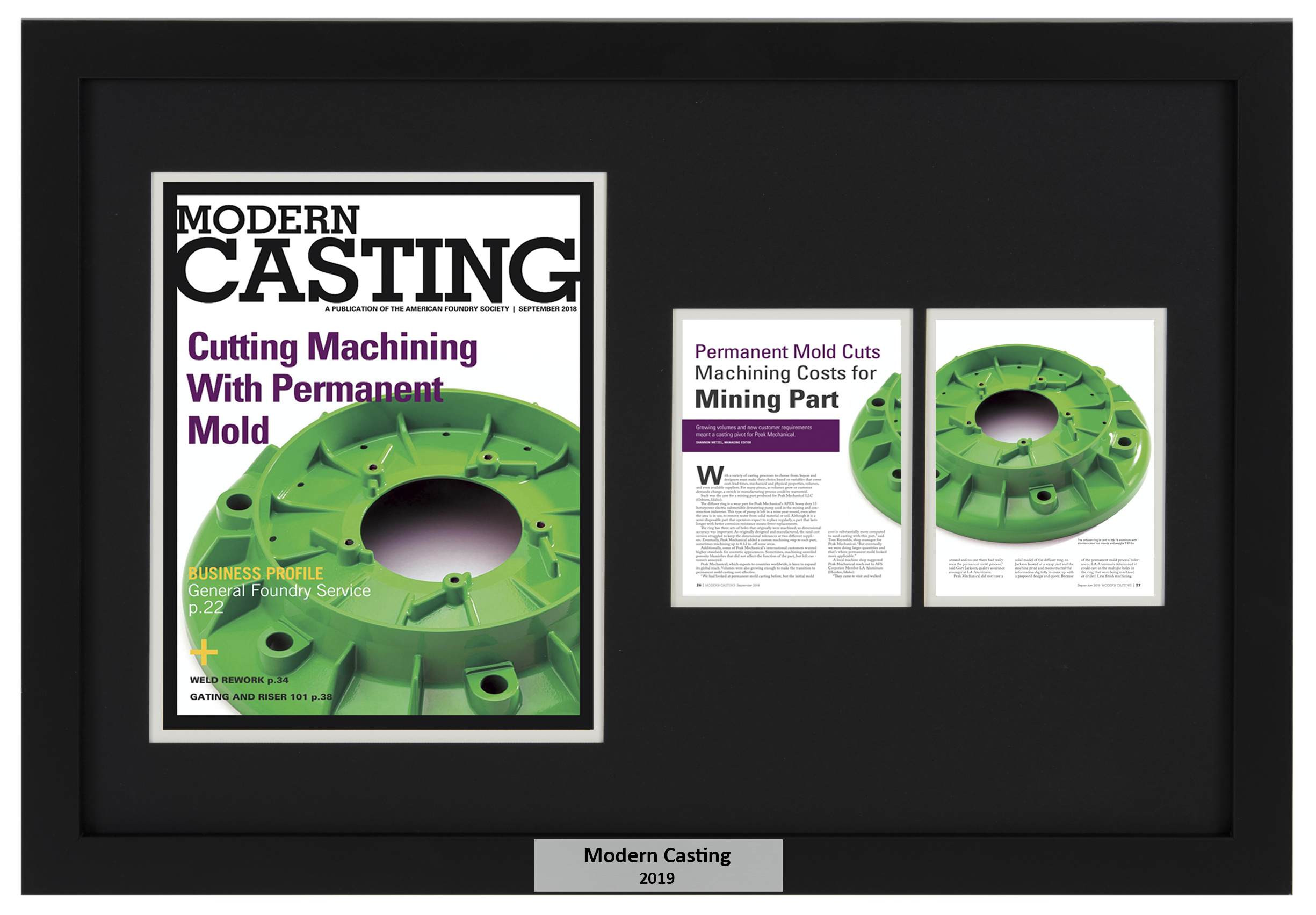 Prestige Media Award Frame