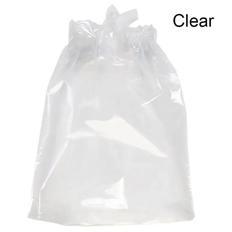Poly Drawstring Plastic Bag (9-1/2" x 12") 3