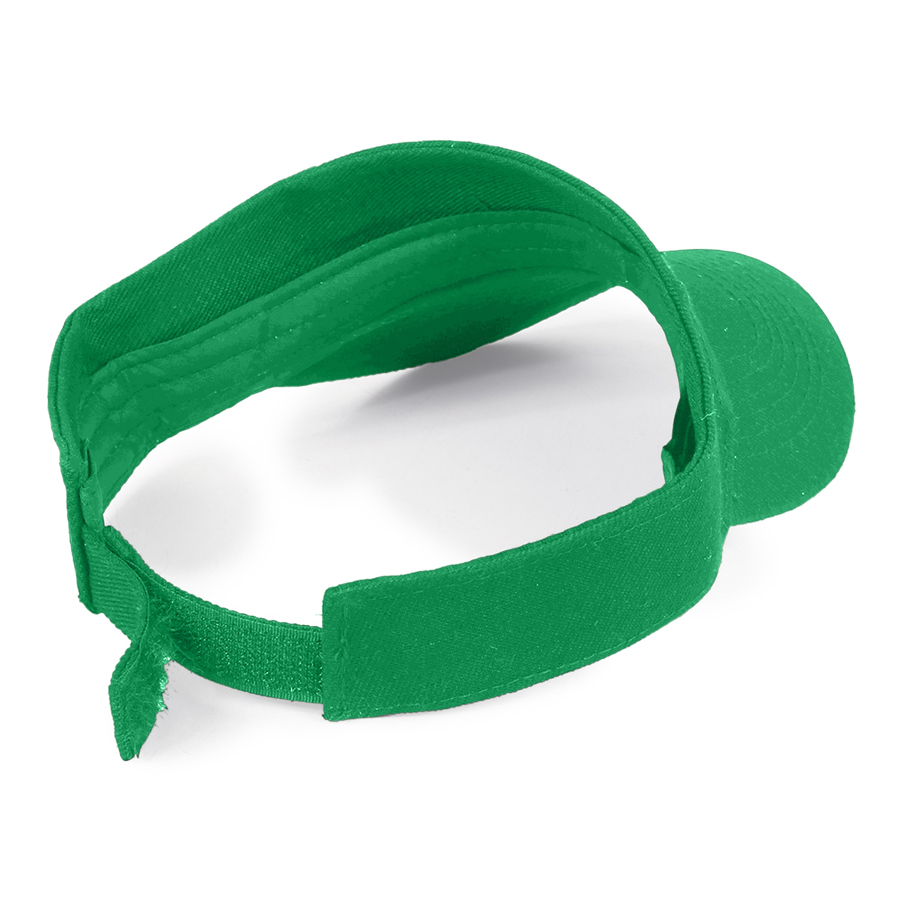 Kids' Stock Solid Color Polyester Visor - Sports Style 10