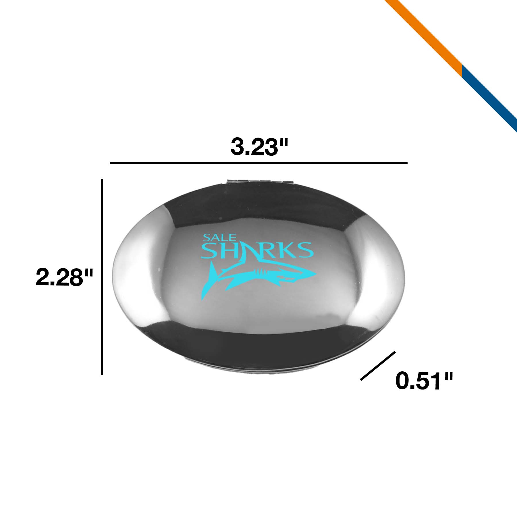 Tacita Foldable Oval Shape Cosmetic Mirror 2