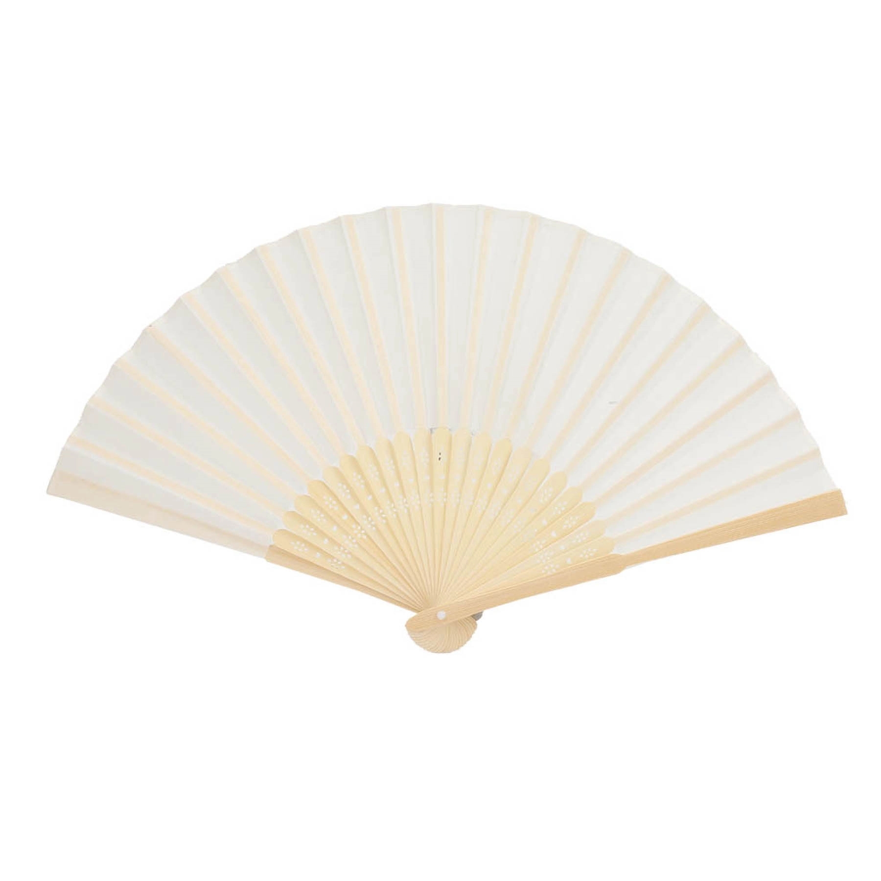 Fabric Bamboo Folding Hand Fan 5