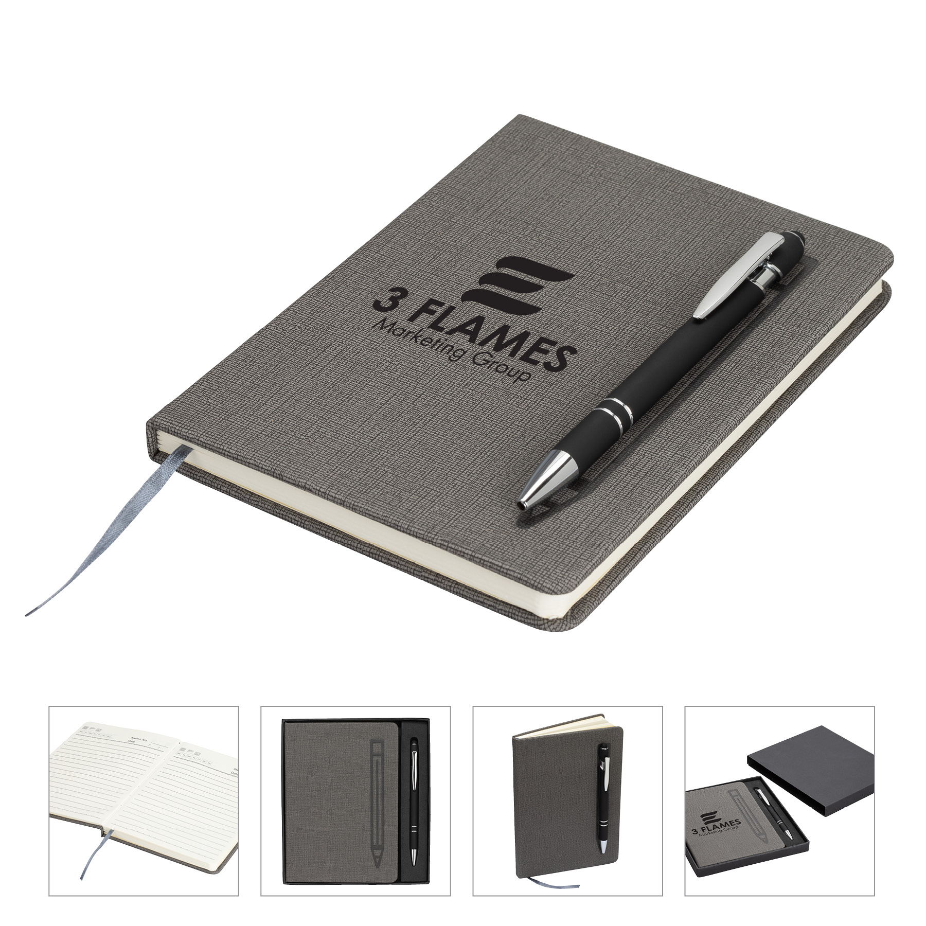 Manhattan Gift Set w/ Magnetic Journal and Pen 15