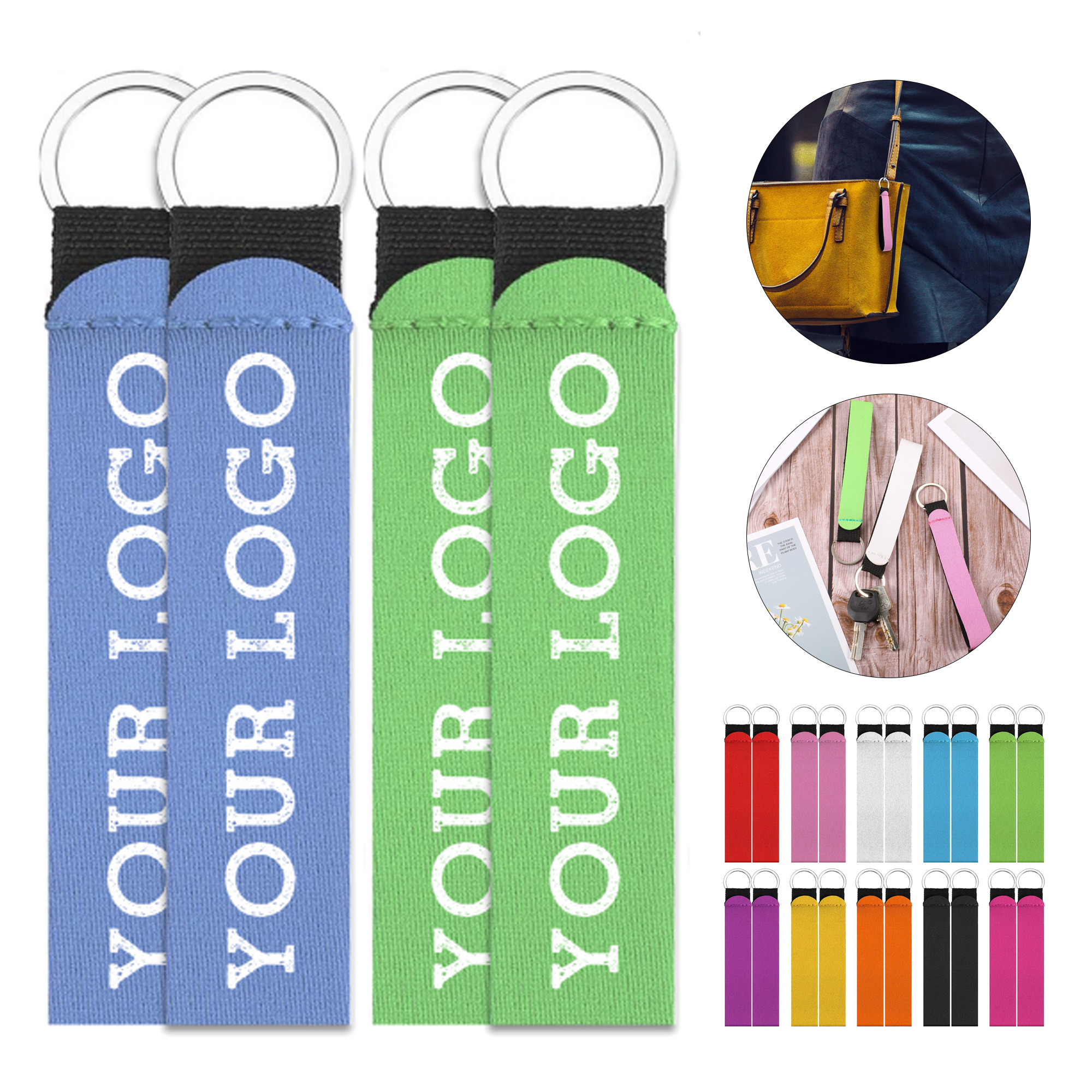 Neoprene Wrist Keychain 1