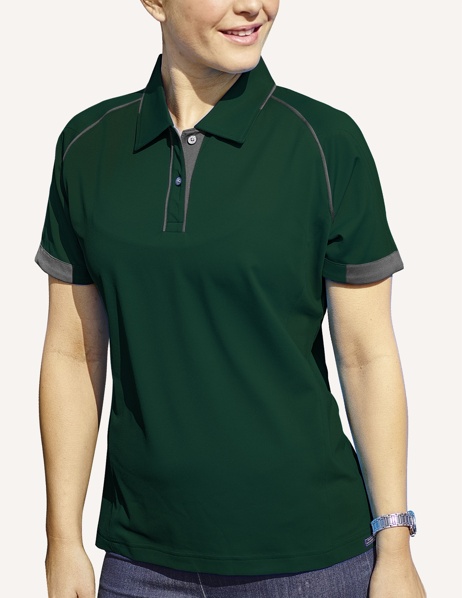 Ladies' Aloha Hybrid Cooler Polo Shirt 13