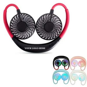 Dual Breeze Hands-Free Neck Fan with Mood Light 2