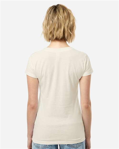 Women's Fine Jersey V-Neck T-Shirt - 214 34